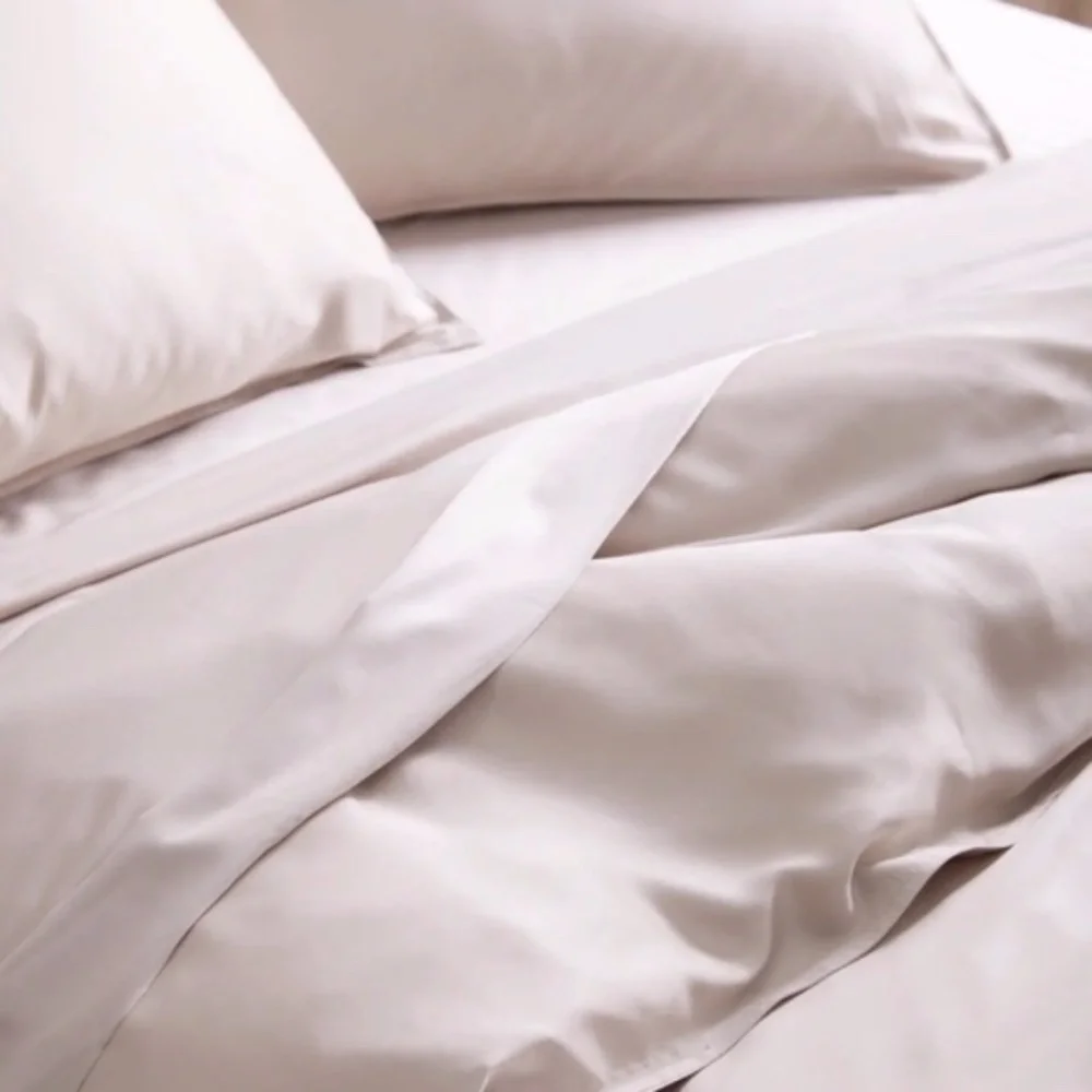 NWOT Quince Bamboo Twin Duvet Cover in Sand